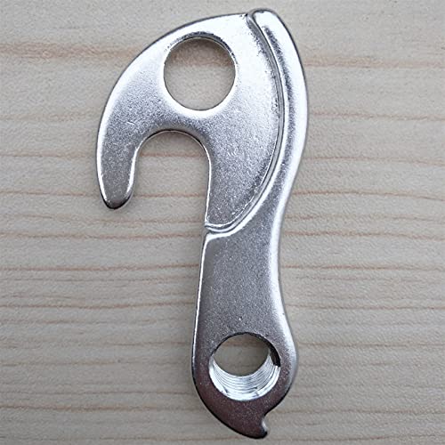 Duradera 2pc engranaje de bicicleta trasera de desviador trasero para UCC Especializado Ruby S-Works Diamondback Corretec Haro Carbon Marco MTB Deserción mecha Fáciles de reemplazar ( Color : Silver )