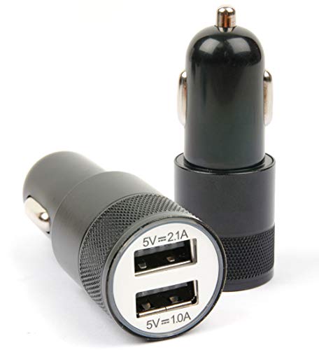 DURAGADGET Cargador De Coche Compatible con Reloj Polar RC3 GPS Bike - ¡con Dos Puertos USB!