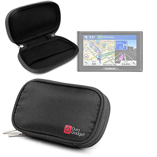 DURAGADGET Estuche/Funda Negra para GPS Garmin Drive 51 EU LMT-S Plus - con Espuma De Memoria