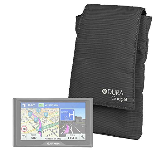 DURAGADGET Funda Acolchada Negra para GPS Garmin Drive 51 EU LMT-S Plus - ¡Ideal para Llevar Su Dispositivo Siempre Protegida!