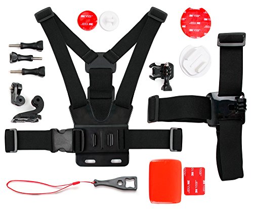 DURAGADGET Kit de Accesorios para La Cámara Deportiva SjCAM M10 | M10 WiFi | M10+ | M20