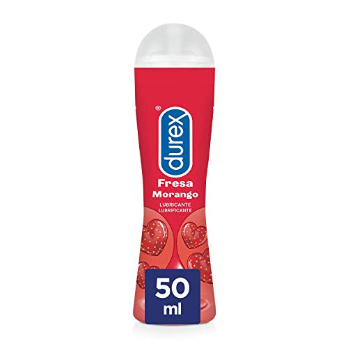 Durex Lubricante Sabor y Aroma Fresa de Base Agua - 50 ml