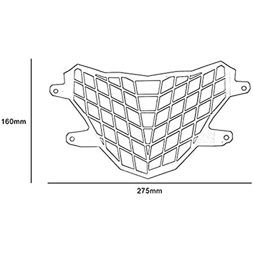 DXJYF Moto Delanteros Faros Cubierta, para BMW G310R G310GS 2017-2021 Front Headlights Rejilla Guardia Protectora, Motorbike Decoración Accessories