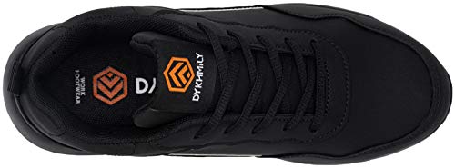 DYKHMILY Zapatillas de Seguridad Mujer Ligero Zapatos de Trabajo con Punta de Acero Comodo Respirable Reflectante Calzado de Seguridad(Negro,38.5EU