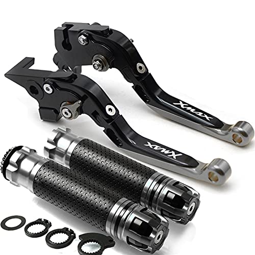 DZSLTC Conjunto De Freno Palanca Specialized Más Caliente para Yamaha XMAX125 Xmax 400 X MAX 200250400 2015-2019 Palanca De Embrague De Freno De Motocicleta CNC Manija Anticaída (Color : O)