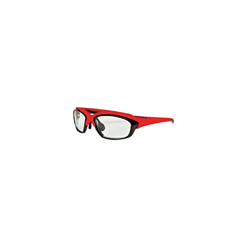 EASSUN Gafas de Ciclismo y Running RX Sport Graduables - Negro y Rojo