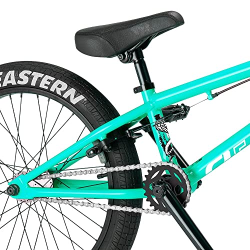 Eastern Bikes Cobra Bicicleta BMX de 20 pulgadas, color verde azulado, marco de acero de alta resistencia