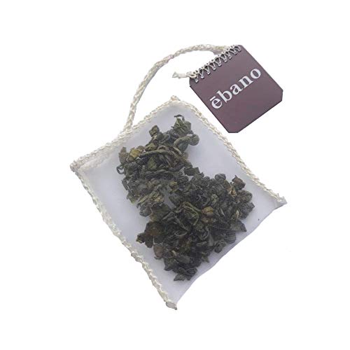 Ébano, Té verde Gunpowder Premium. El té más consumido en el mundo. 20 bolsitas hechas a mano y envasadas en cajitas individuales para mayor higiene y comodidad. 100% biodegradable.