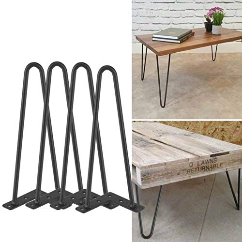  Patas de metal para muebles, juego de 8 patas blancas para sofá  de 4 pulgadas para muebles, gabinete, cama, silla, mesita de noche, soporte  de TV, Patas Metalicas Blancas para Muebles