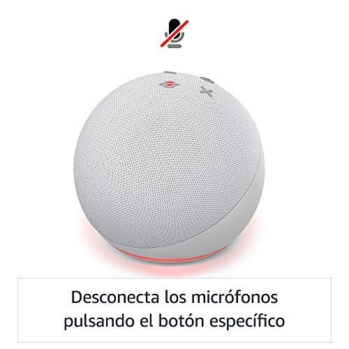 Echo Dot (4.ª generación) | Altavoz inteligente con Alexa | Blanco