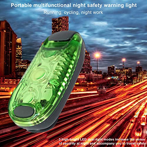 Ecoticfate Luz corredera para los corredores, luz intermitente de seguridad LED, accesorios de alta visibilidad para caminar con pie de bicicleta, perro de compañía