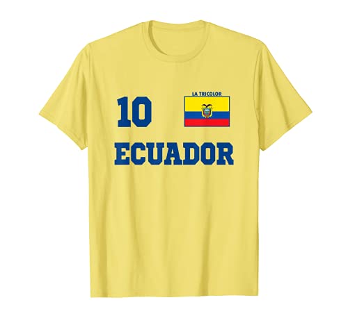 Ecuador Selección Nacional de Fútbol - Nr. 10 Equipo de Fútbol Ecuador Camiseta
