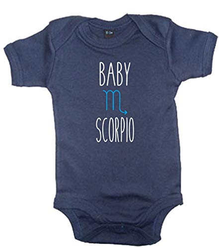 Edward Sinclair Body para bebé Escorpio Star Sign' Azul Azul Marino 6-12 Meses