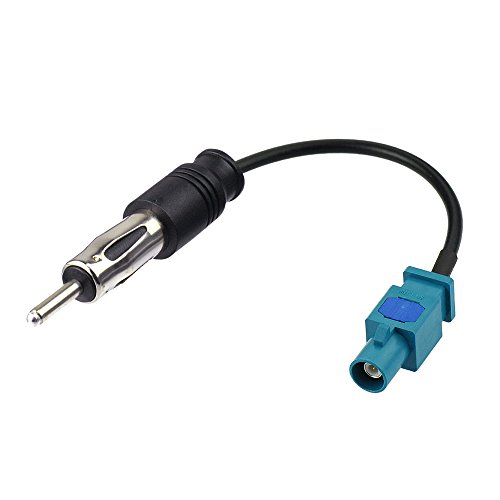 Eightwood Antena Dab Fakra a DIN Cable Fakra Z a DIN Adaptador ISO Cable Car Radio ISO PC5-100 Cable 15cm Compatible para Antena FM Radio Dab Radio FM