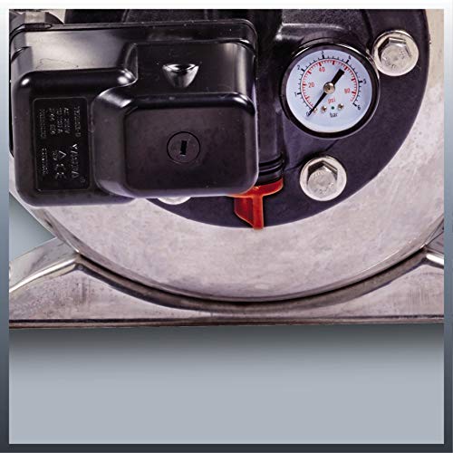 Einhell GC-WW 1250 NN - Grupo de presión con Hidrobox (1200 W, 5000 L / h Tasa de suministro máx., Presión de entrega máxima 5 bar, interruptor de presión, manómetro, contenedor de 20 L)