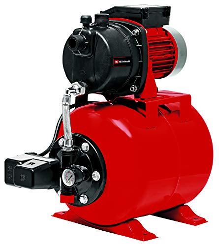 Einhell Obras hidráulicas domésticas GC-WW 6538 (650 W, 3,6 bar de presión, 3.800 l/h de caudal, presostato integrado, manómetro, depósito de 20 l)