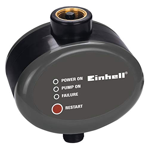 Einhell Original Interruptor de flujo eléctrico (10 bar, válvula antirretorno, adaptador de conexión, cable de red de 1,45 m)
