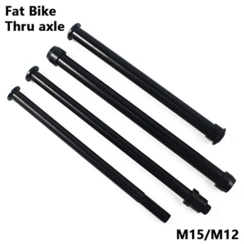 Eje de Horquilla,Eje pasante de la Bicicleta Bicicleta Thru Eje Fatbike Eje Pinchos Bicicletas Hubs Tubo Eje Eje RÁPIDO Frontal Eje Trasero M12 M15 P1.5 P1.75 (Color : L229 M12x1.5)