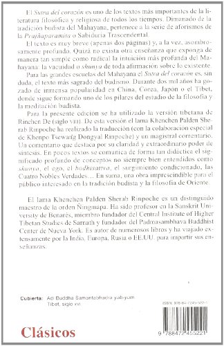 El sutra del corazón: Texto tibetano y traducción (Clásicos)