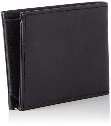 Element Segur Leather Wallet for Men, Accesorio de Viaje - Cartera para Hombre, Negro , Talla única