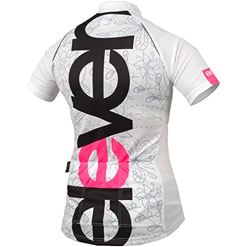 Eleven Cindy - Maillot de ciclismo de manga corta para mujer flower L