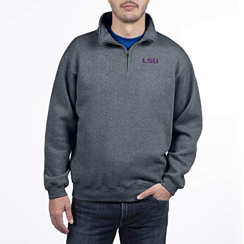 Elite Fan Shop NCAA Dark Heather Classic - Sudadera con Cremallera para Hombre, Color Gris Oscuro