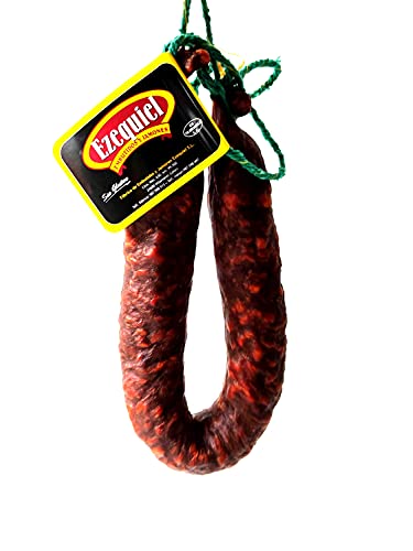 Embutidos Ezequiel Chorizo Extra, Chorizo de León, 425 Gramos.