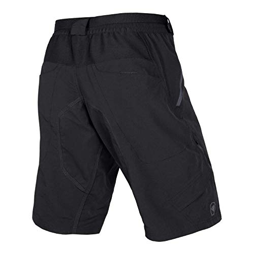 ENDURA Pantalón Corto MTB 2019 Hummvee II with Liner Negro (M, Negro)