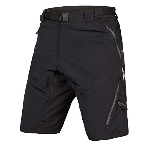 ENDURA Pantalón Corto MTB 2019 Hummvee II with Liner Negro (M, Negro)