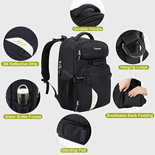 Endurax Mochila para cámara portátil para viajes al aire libre, senderismo, ajuste 2 DSLR / SLR 4-6 lentes para mujer y hombre