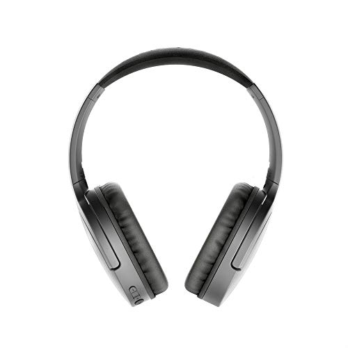 Energy Sistem Headphones BT Travel 5 ANC (Active Noise Cancelling, Bluetooth, Voice Assistant, Control Talk, Foldable, Extended Battery) - Gris