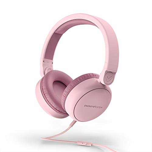 Energy sistem Headphones Style 1 Talk Pure Pink (Over-Ear, 180º Foldable, Detachable Cable Audio-in), 185 x 205 x 85 mm