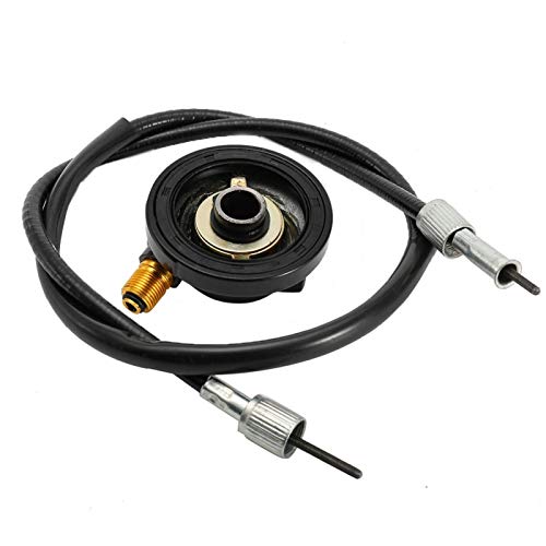 Engranaje impulsor del velocímetro de 12 mm con 100cm/39.4in Cable GY6 50cc 150cc Piezas de scooter