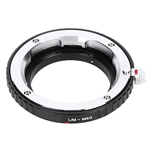 Entatial Anillo Adaptador de Lente L/M-M4/3 para Lente de Montura para Leica M para Adaptarse a Montura para Olympus M4/3