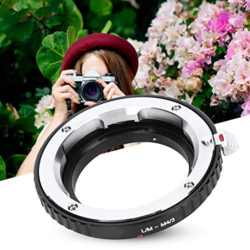 Entatial Anillo Adaptador de Lente L/M-M4/3 para Lente de Montura para Leica M para Adaptarse a Montura para Olympus M4/3