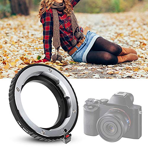 Entatial Anillo Adaptador de Lente L/M-M4/3 para Lente de Montura para Leica M para Adaptarse a Montura para Olympus M4/3
