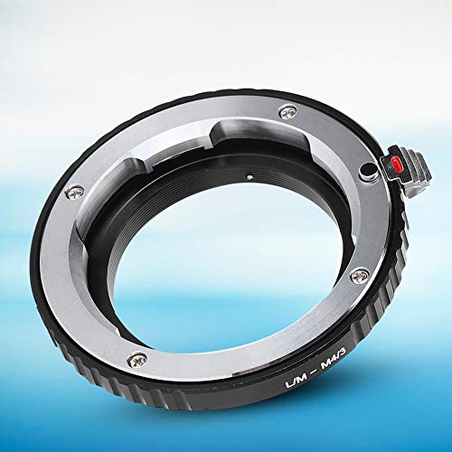 Entatial Anillo Adaptador de Lente L/M-M4/3 para Lente de Montura para Leica M para Adaptarse a Montura para Olympus M4/3