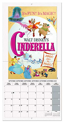 ERIK Calendario de pared 2021 Películas Clásicas Disney, 30x30 cm