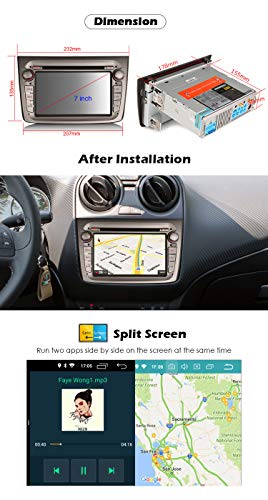 ERISIN 7 Pulgadas Android 10.0 Estéreo de Automóvil para Alfa Romeo Mito GPS Sat Nav Support Bluetooth CarPlay WiFi 4G Dab + RDS Mirror Link TPMS DSP Amplificador DVB-T