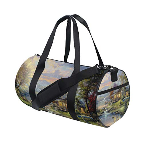 Eslifey Countryside Village of Dorset - Bolsa de deporte para hombre y mujer