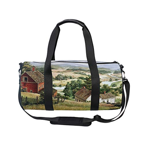 Eslifey Village of Dorset - Bolsa de deporte para hombre y mujer