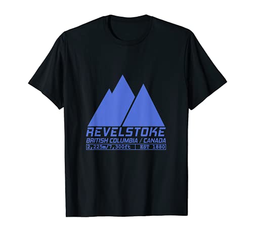 Esquí Revelstoke Columbia Británica Canadá Esquí Camiseta