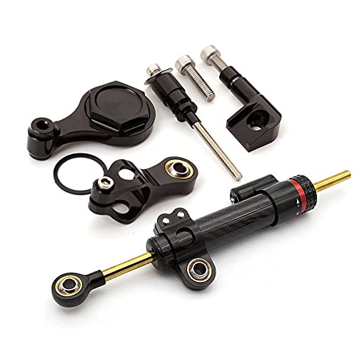 Estabilizador Estabilizador Amortiguador dirección Motocicleta para YZF para R1 02-16 para YZF para R6 06-20 Kit Soporte Montaje amortiguadores direccionales (Color : P)