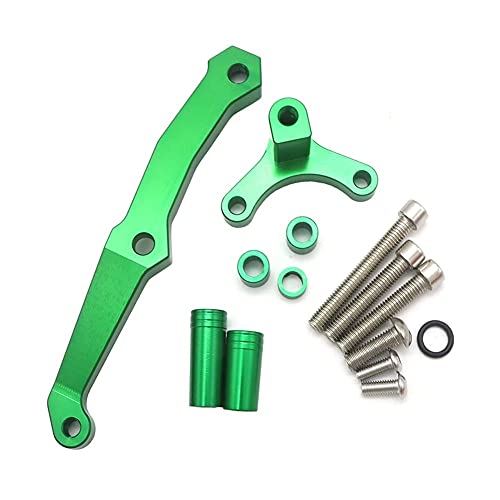 Estabilizador para Kawasaki Z800 Z 800 2013-2017,Motocicleta, Motocicleta Z800 Soporte Amortiguador estabilizador dirección (Color : Green Support)