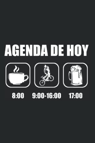 Estilo Libre Bmx - Café Jarra De Cerveza Bicicleta Cuaderno De Notas: Formato A5 I 110 Páginas I Regalo Como Diario Planificador O Agenda