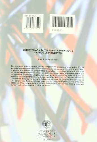 Estrategias y tácticas en la dirección y gestión de proyectos (Académica)