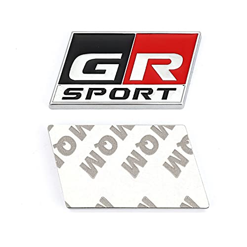 Etiqueta engomada del Coche GR Sport Logo Calcomanía Rejilla Delantera del capó, para Toyota HV Yaris GRMN RZ RC RS Prius GR Sport Lexus Harrier GR Logo Sticker