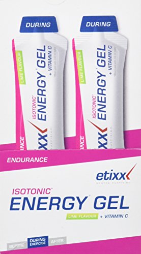 Etixx Isotonic Energy Gel, Sabor a Lima, 12 Geles