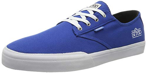 ETNAB|#Etnies Jameson Vulc LS X Sheep, Zapatillas de Skateboard Unisex Adulto, 400/Blue 400, 36.5 EU