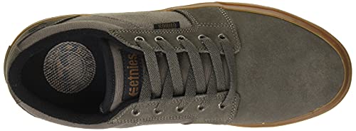 Etnies Barge LS, Zapatos de Skate Hombre, Olive Grey Gum, 45 EU